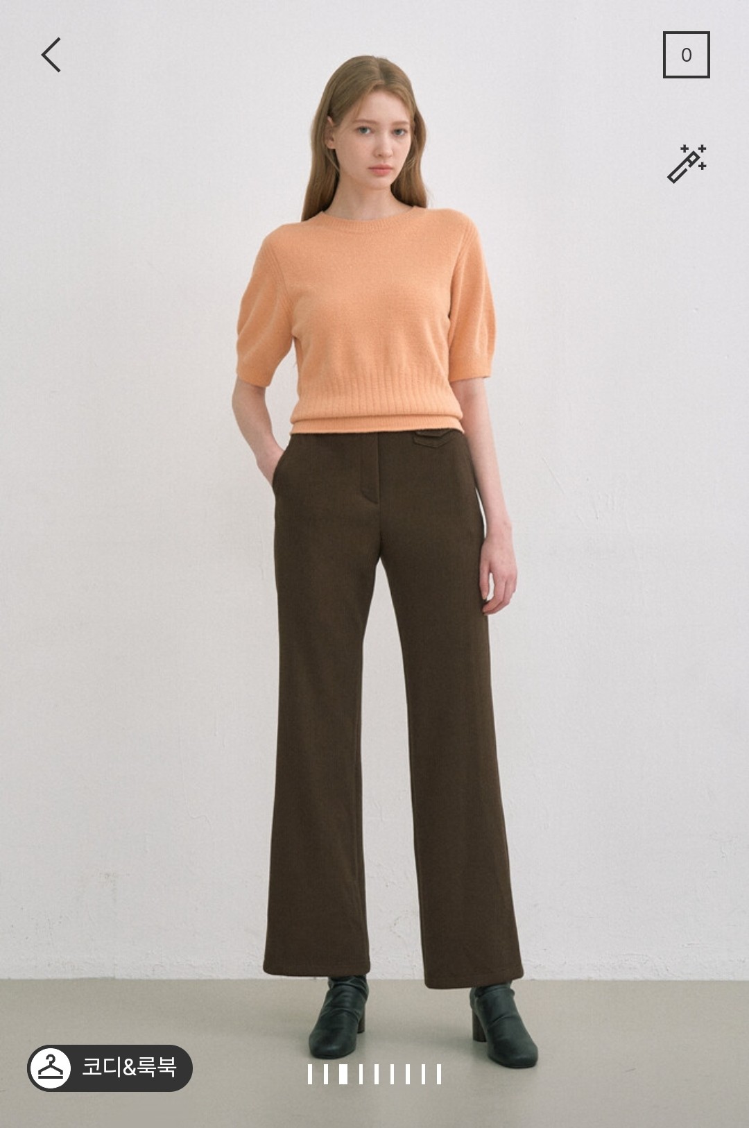 潮流直邮 韩国SJSJ正品 24冬 时尚喇叭裤SJ2EATPCE64W