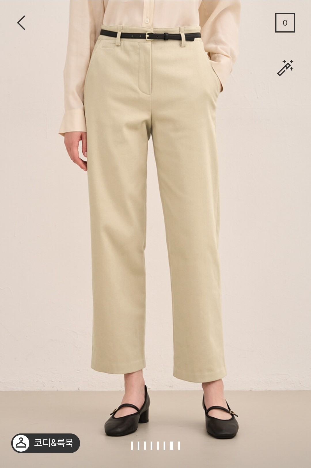 潮流直邮 韩国SJSJ正品 24冬 休闲腰带款长裤SJ2EB-WPC503W