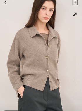 潮流直邮 韩国SJSJ正品 24冬 时尚羊绒开衫SJ2EBKOT976W