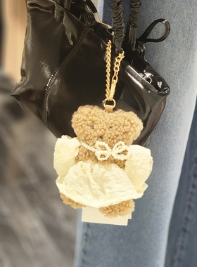 潮流直邮 韩国 O'2nd 奥蔻 24秋  时尚饰品小熊挂件 O22E9ABZ892W