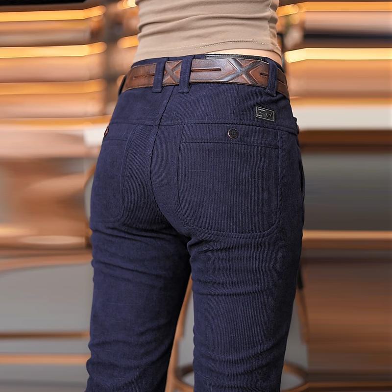 【视频爆款】柴人严选条绒休闲裤男秋冬厚款高端商务直筒2025新款