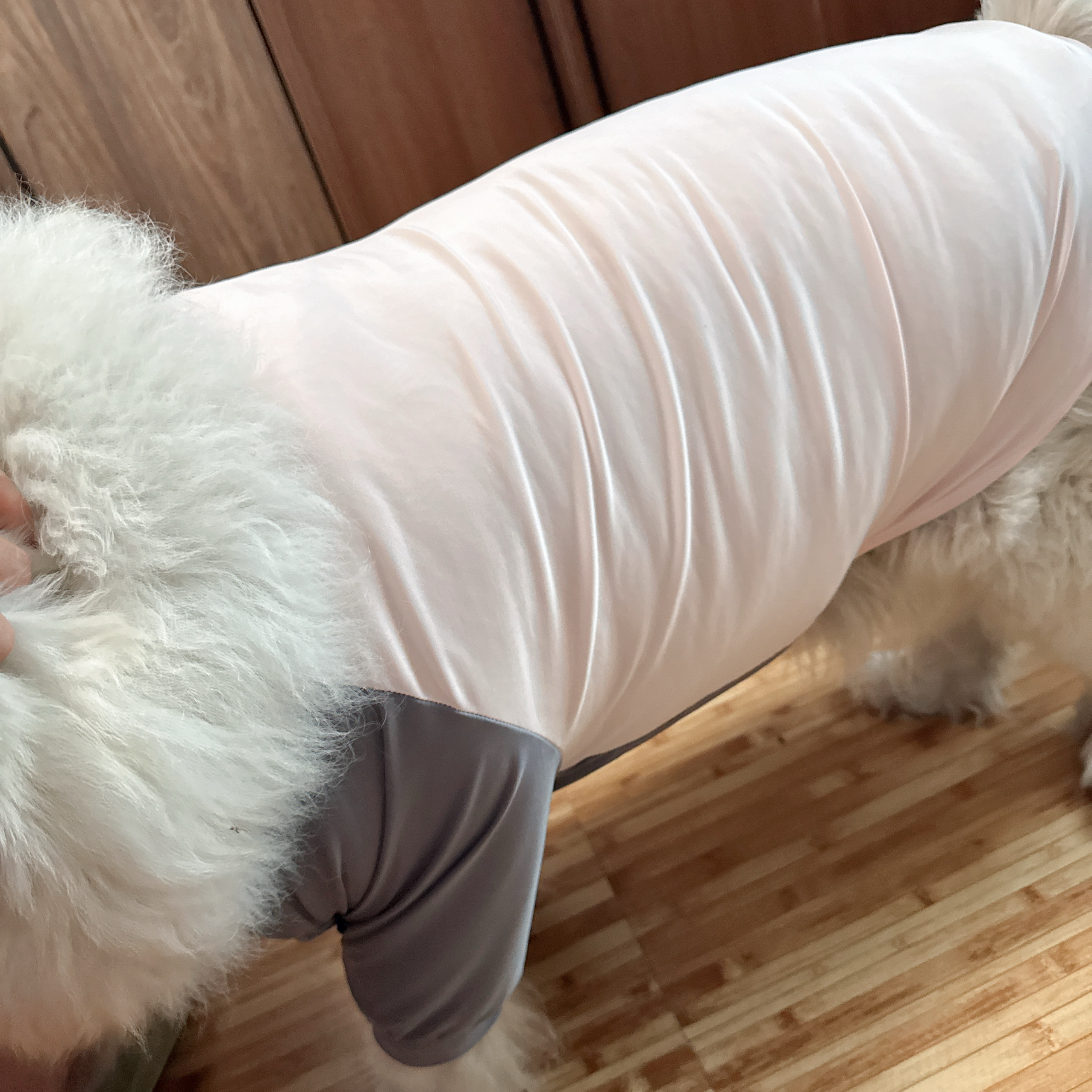 中大型犬狗狗夏季插袖冰丝凉感衣服宠物护肘防晒凉凉衣空调衣服