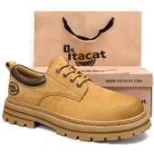 CAT男鞋 男款 工装 秋季 OSITA 百搭休闲户外登山劳保鞋 鞋 马丁靴男士