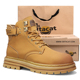 子情侣靴子男大黄靴男鞋 OSITA 男士 高帮登山鞋 CAT马丁靴男款 秋季