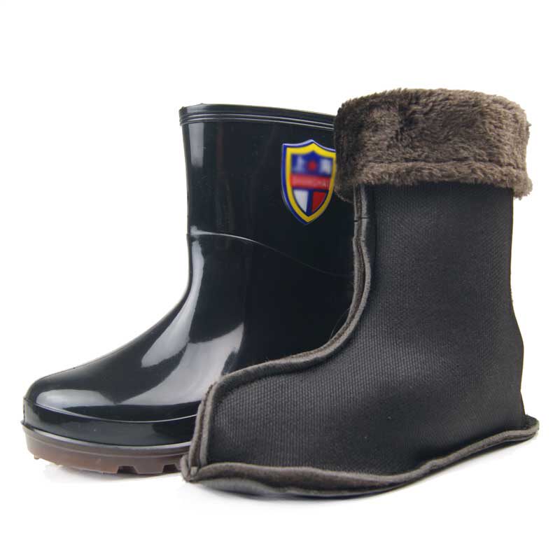 Chaussures - bottes caoutchouc homme pour hiver - semelle tendon - Ref 960326 Image 5
