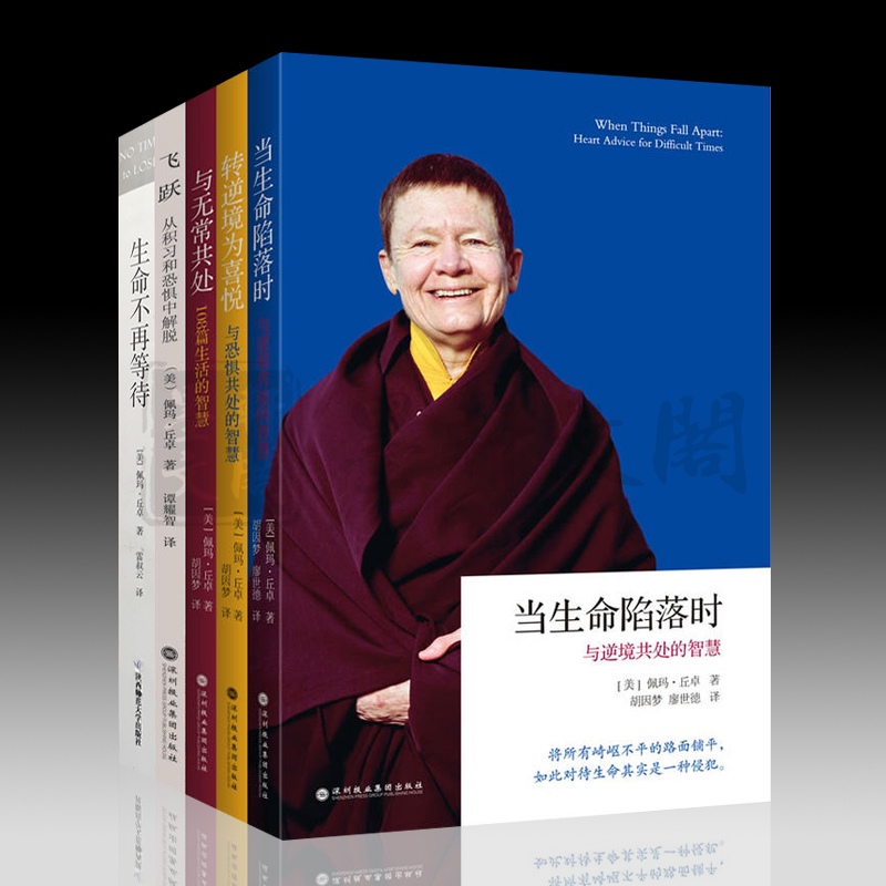 现货正版佩玛丘卓作品套装5册生命不再等待+飞跃+当生命陷落时+与无常共处+转逆境为喜悦(与恐惧共处的智慧)北京立品