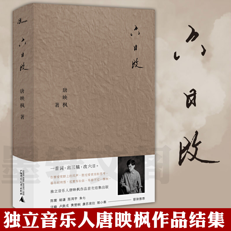 预售正版书 广西本社新民说 六日改 独立音乐人唐映枫作品 广西师范大学出版社 浓烟下的诗歌电台 理想三旬途中儿时一如年少模样怎么看?