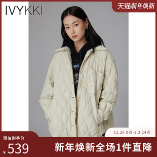 新款 外套2025年冬季 羽绒服女气质百搭宽松轻薄短款 IVYKKI艾维时尚