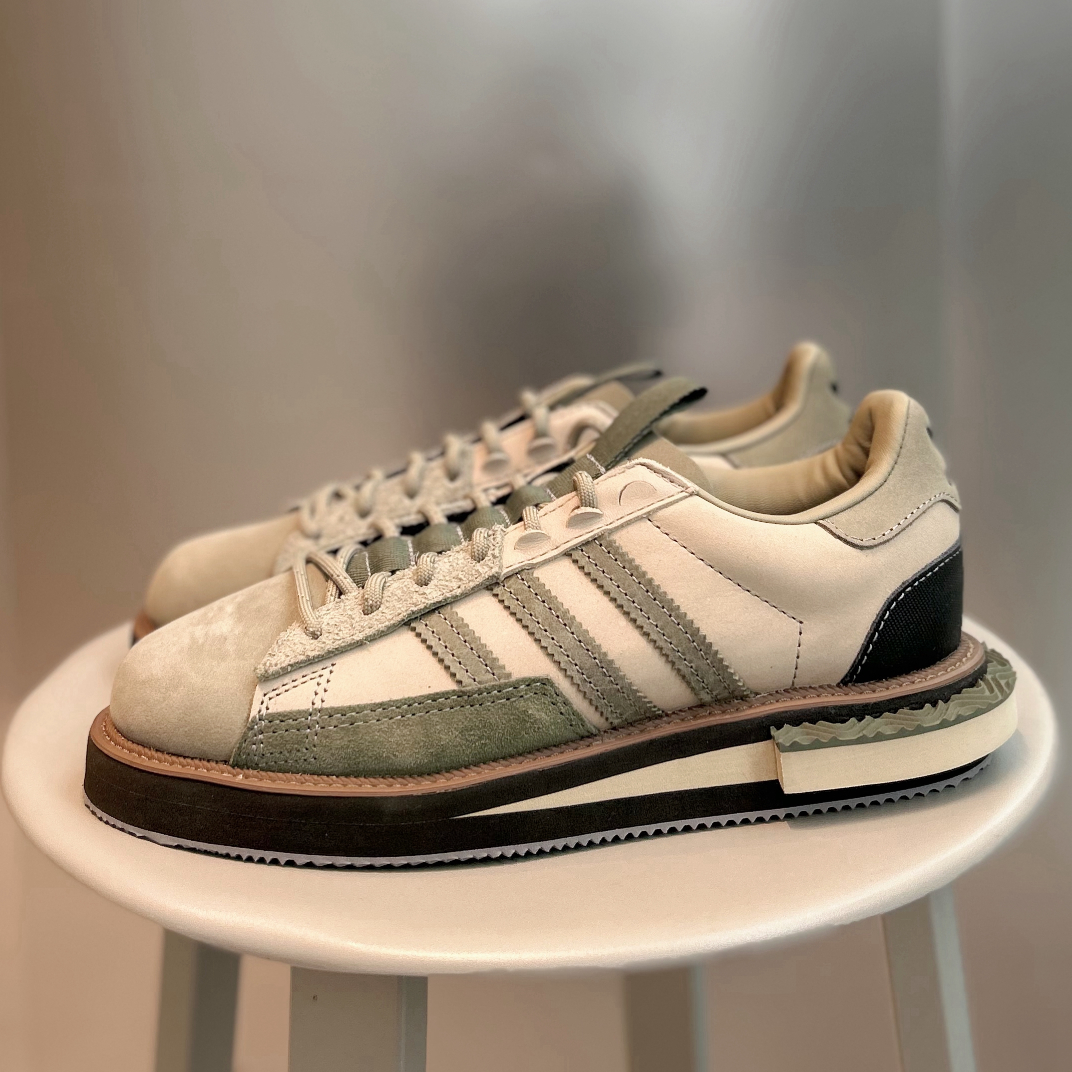 阿迪达斯男女复古低帮皮革复古