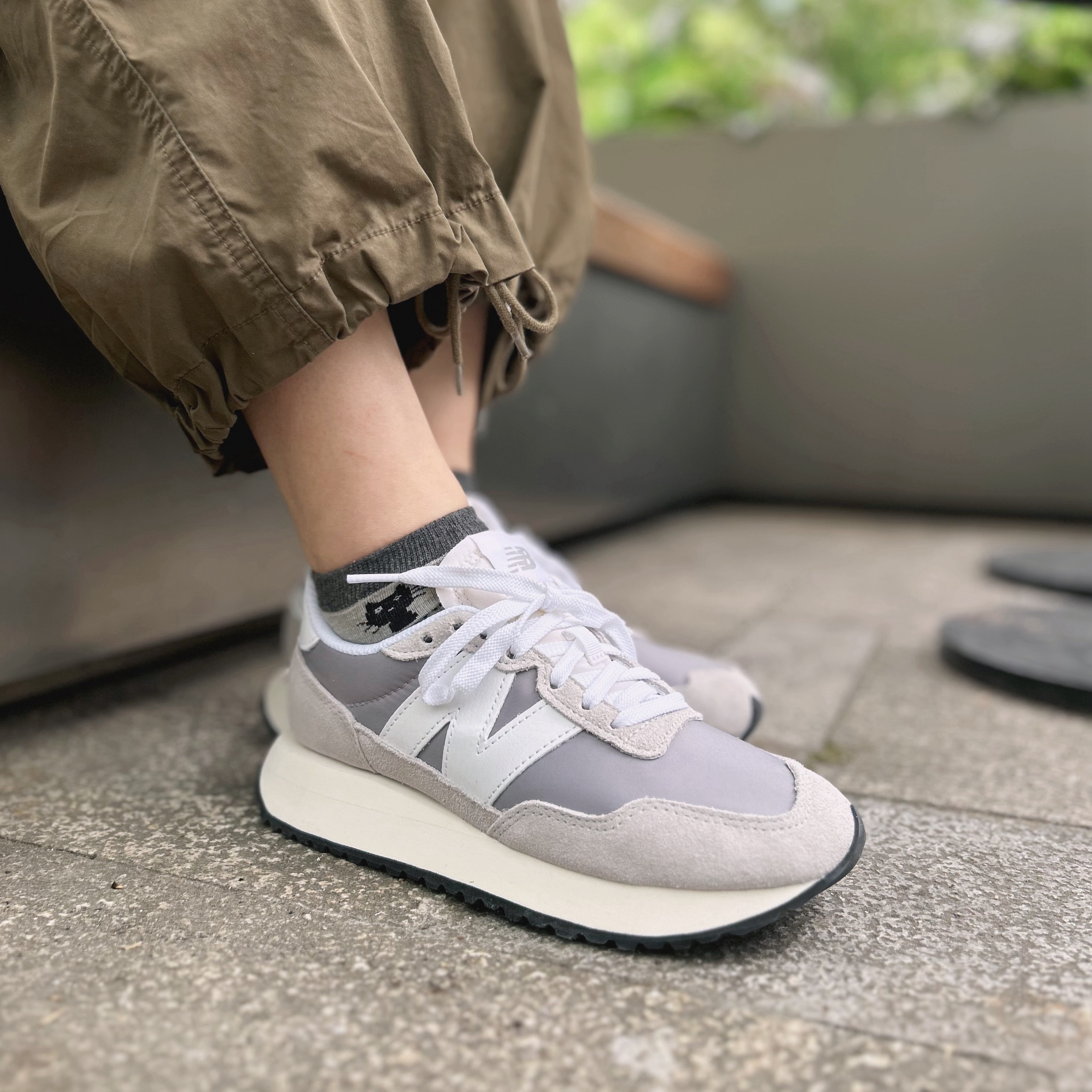 NEW BALANCE NB237白灰情侣男女复古运动休闲鞋跑鞋MS237RCS-封面