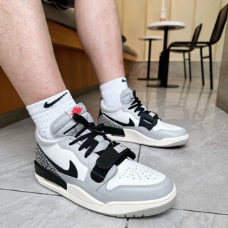 Air Jordan Legacy 312Low三合一 白灰爆裂纹篮球鞋CD7069 HF0746