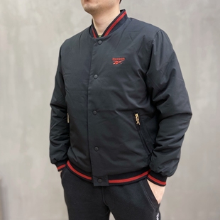 GU5748 GR8942 锐步春秋款 运动立领拉链夹棉保暖棒球服夹克外套