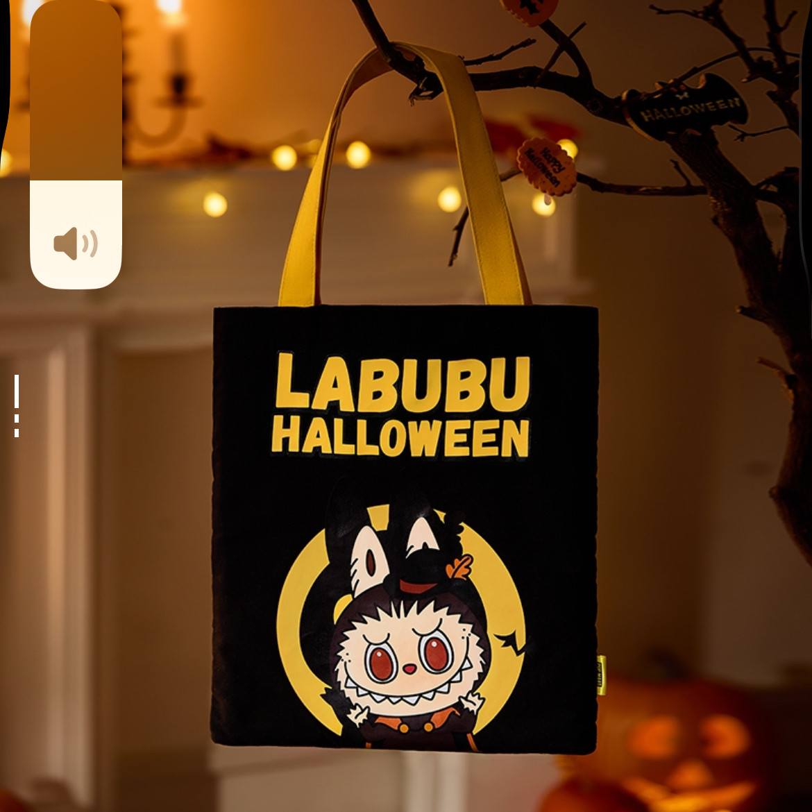 泡泡玛特 POP MART 怪怪狂欢节系列-LABUBU帆布包  潮流衍生品