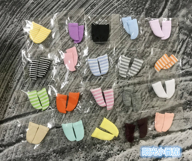 GSC OB11cm美结猪粘土人 素体娃娃可穿衣服 短袜 袜子多色