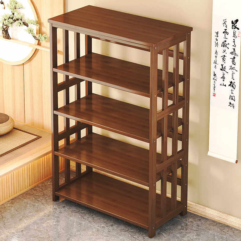 茶叶储物柜茶室茶具茶杯置物架茶水架实木收纳办公书摆件杂物架子