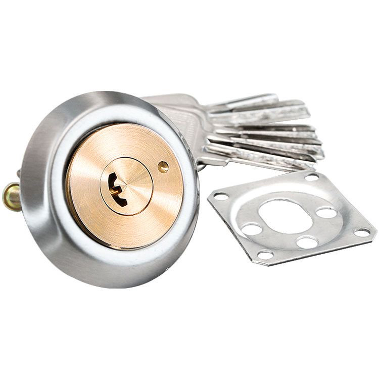 包邮全铜大门十字中芯锁芯防盗铁门木门老式外装大门锁心