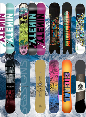 特价品牌全新滑雪单板滑雪板全能野雪折扣全尺寸全板型SNOWBOARDS