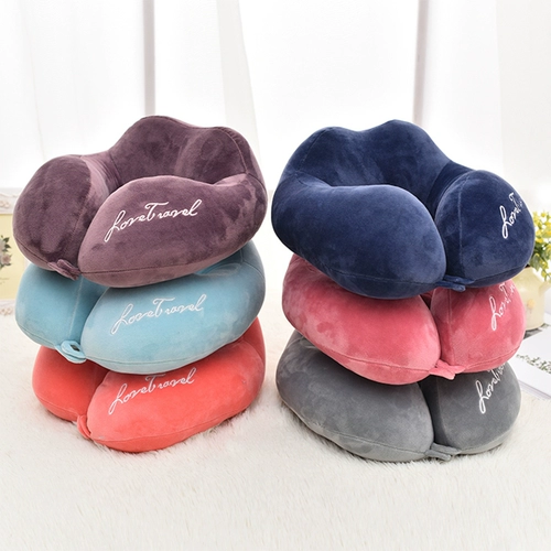 Подушка для шеи для путешествий, портативный самолет для сна, с защитой шеи