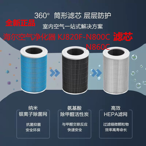 KJ820F海尔空气净化器滤芯正品