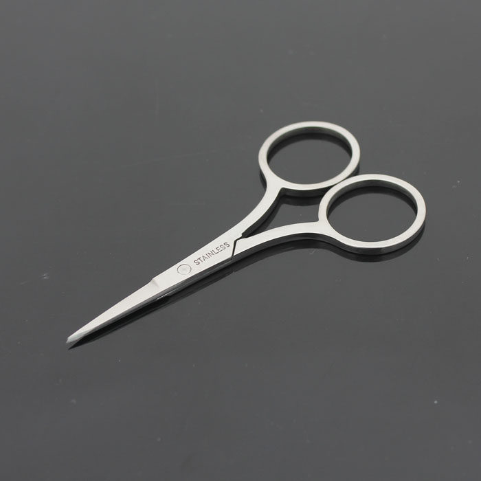 直口小剪刀 尖口直头 化妆直头剪 不锈钢美容剪 尖头剪子 小剪刀