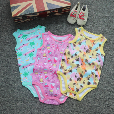 0-24个月纯棉背心三角套头空调