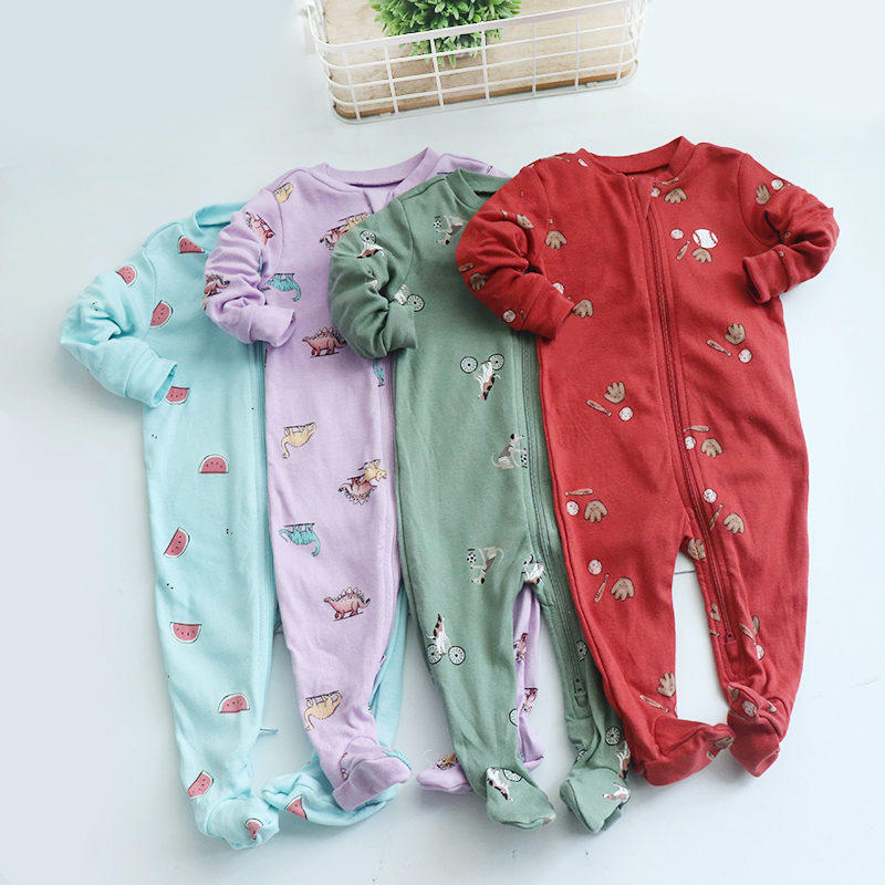 哈衣长袖偏瘦春秋冬新生儿薄款