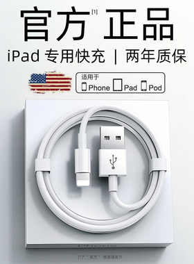 正品ipad mini快充数据线第3代A1599迷你4代A1538充电线器A1600适用苹果A1601平板A1550快速ipod冲电ios加长5
