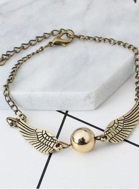 亮球飞贼创意翅膀手链情侣款影视