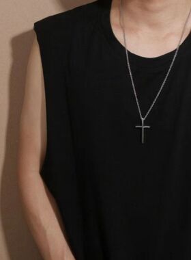 抖音潮款ins原宿风街头个性十字