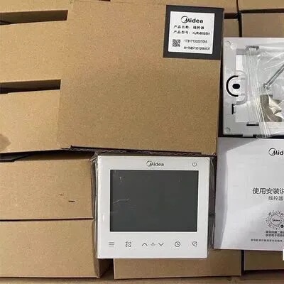 全新原装美的中央空调V8多联机线控器KJR-86S/BK2芯线
