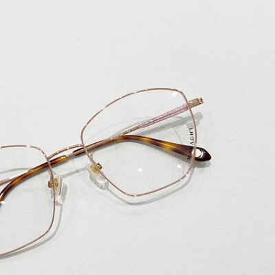 新款女士大框多边形眼镜框