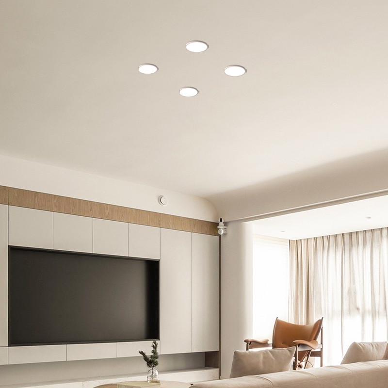 超薄筒灯led嵌入式家用自由开孔/55/0/5/70/75/90/100/0mm