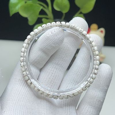 数星星 瓷白5*4正月大留白月朗星稀一物一图星月菩提手串