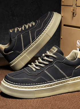 KFT脚王男鞋2025新款专柜板鞋时尚百搭小白鞋男款潮鞋男生休闲鞋