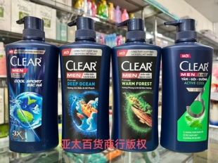 越南原装清扬CLEAR洗发水男士清爽薄荷去屑控油平衡止痒 630克