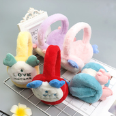 儿童耳罩女童男童冬季 保暖耳套卡通鹿角耳暖加厚毛绒耳包耳捂韩版