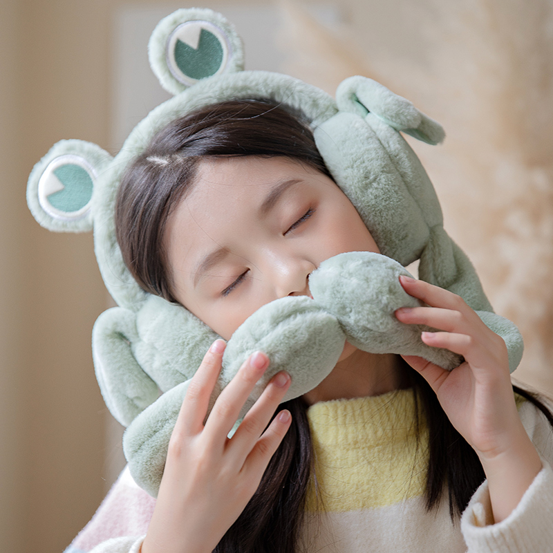 耳朵会动款耳罩女童男童冬季耳套