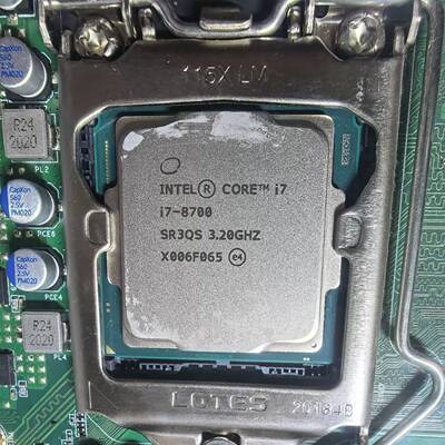 可维修CPU I7 8700 正常机器拆下还带着温度。不带K的。正议价