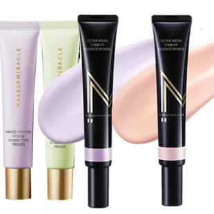 屈臣氏调色底霜谜瑞可持妆润色修颜乳隔离晶透紫珊瑚粉新款 妆前乳