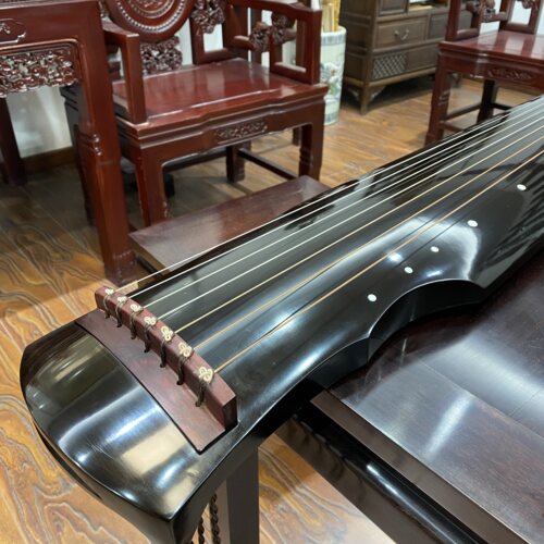 授业堂出品老杉木、老桐木生漆古琴