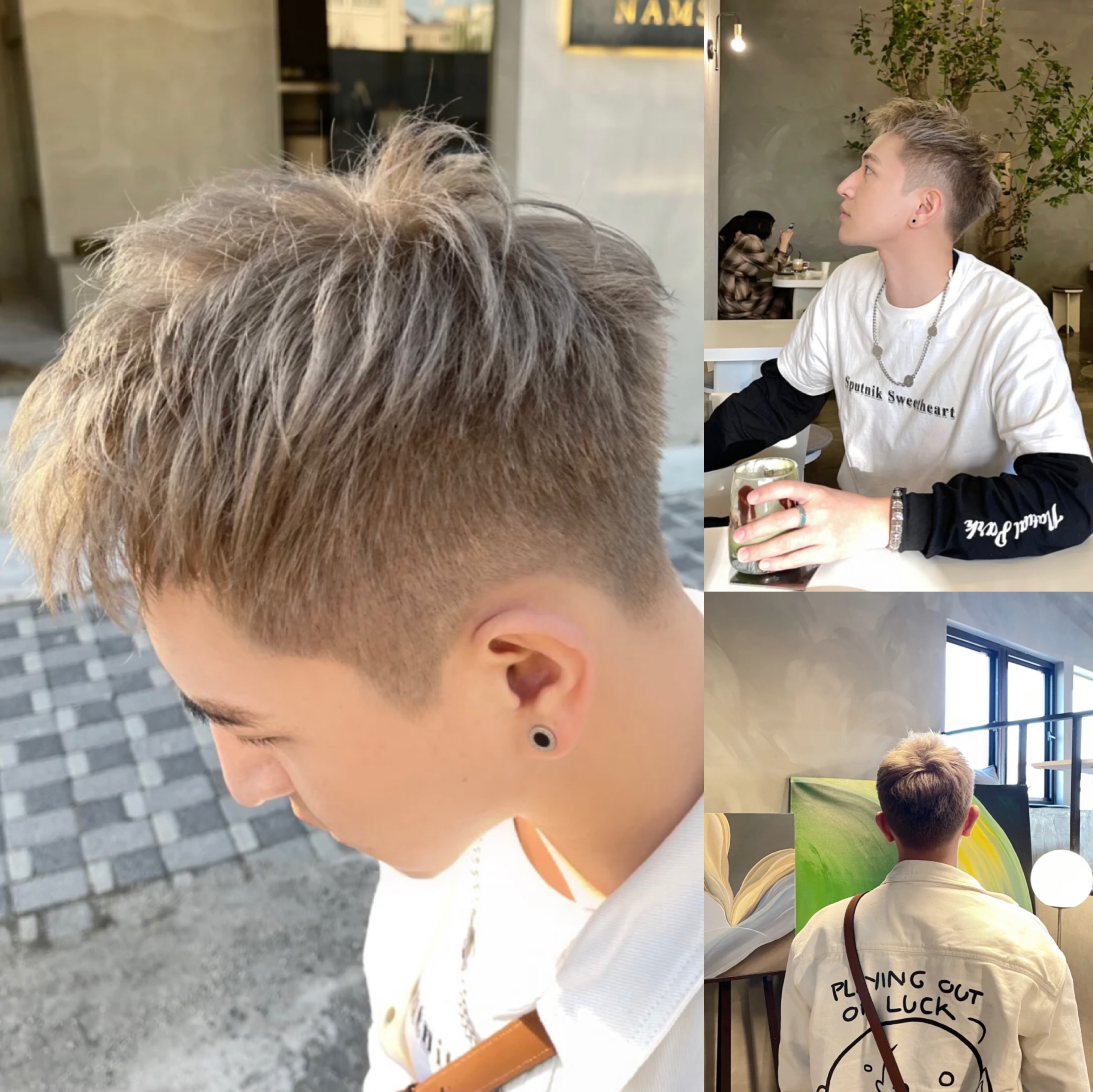 男士专用男士专用灰白金色