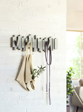 Umbra挂钩创意墙壁挂衣架墙上置物架门口玄关钥匙装饰琴键挂钩