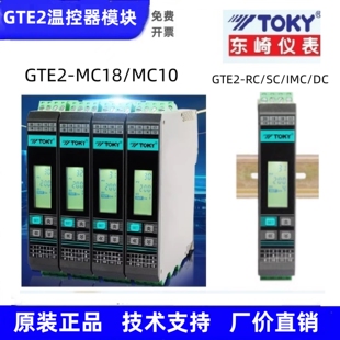 东崎GTE2导轨温度控制器模拟量采集模块485通讯PID调节智能温控表