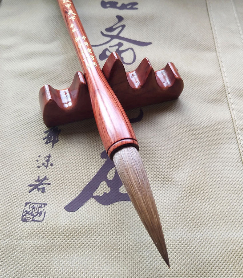 长锋狼毫毛笔大楷对联笔王一品斋成人专业书法国画善琏湖笔狼嚎笔