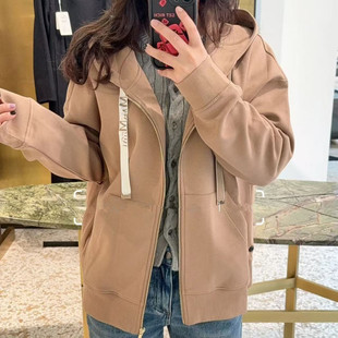 2026早春新款女装字母抽绳连帽休闲卫衣外套直筒裤套装