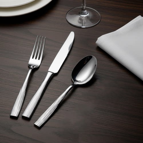 304不锈钢加厚西餐刀叉勺三件套