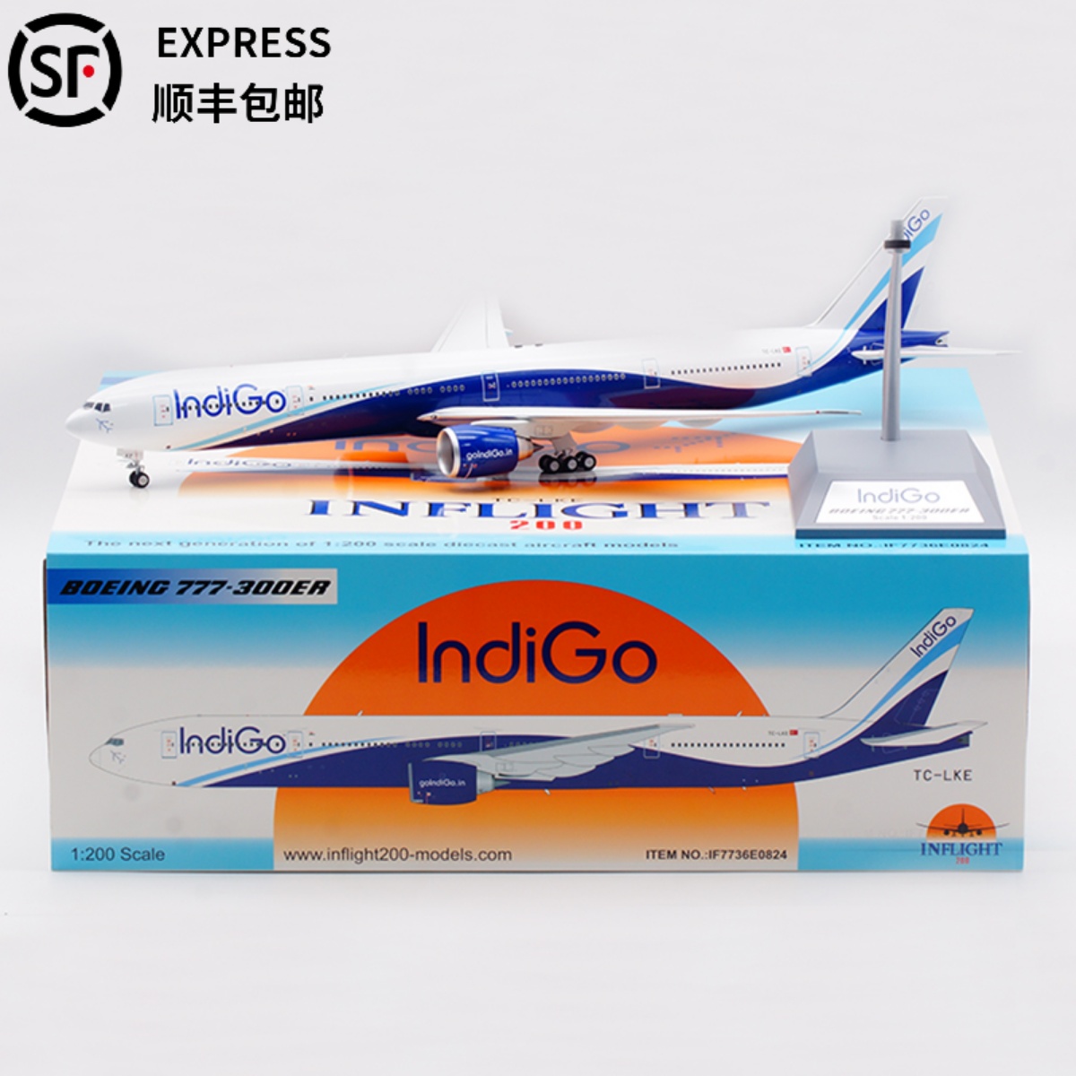 Inflight飞机模型合金B777-300ER