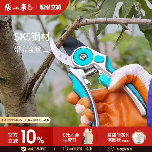 张小泉修枝剪刀果树修花枝旗舰店