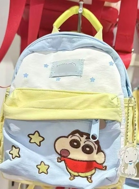 蜡笔小新书包kt猫咪双肩包幼儿园儿童女孩一到三年级背包抽绳痛包