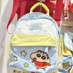 蜡笔小新书包kt猫咪双肩包幼儿园儿童女孩一到三年级背包抽绳痛包